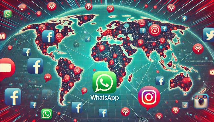 Centinaia di migliaia di segnalazioni per problemi su Whatsapp, Instagram e Facebook