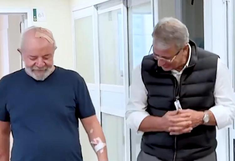 Fermo immagine dal video postato dal presidente brasiliano Lula sui social