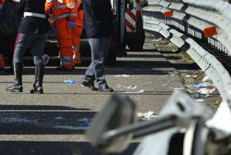 Incidente in autostrada, immagine di repertorio (Fotogramma)