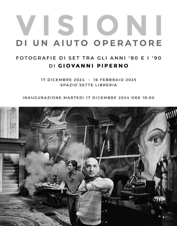 'Visioni sul set', gli scatti di Giovanni Piperno in mostra a Roma