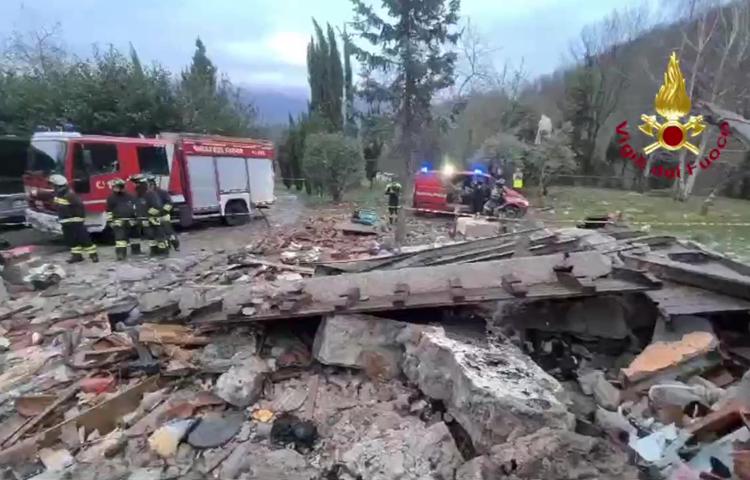 La villetta crollata (Fotogramma)