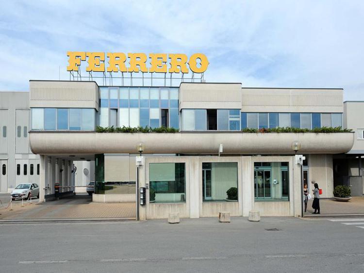 Ferrero, fatturato Italia a oltre 1,8 mld, + 3,5%