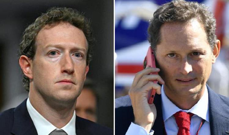 Mark Zuckerberg e John Elkann