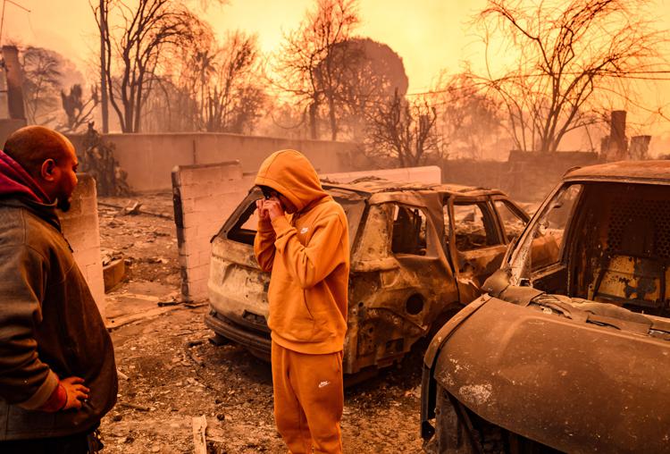 Incendi Los Angeles - (Afp)