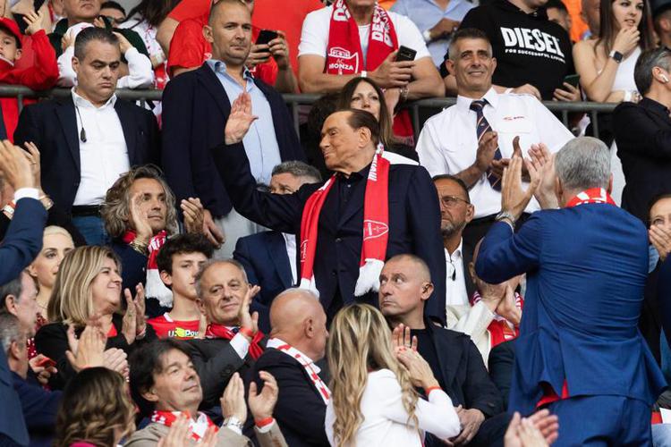 Silvio Berlusconi all'U-Power Stadium - Fotogramma