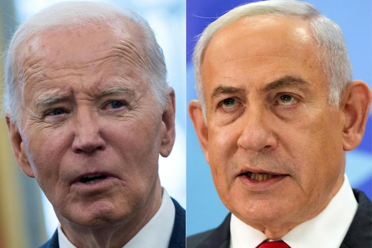 Joe Biden e Benjamin Netanyahu - (Afp)