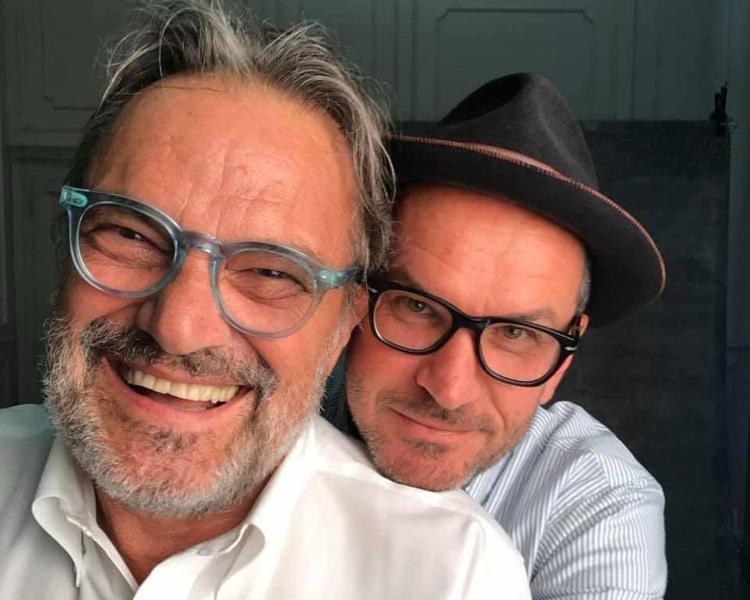 Oliviero Toscani con Settimio Benedusi