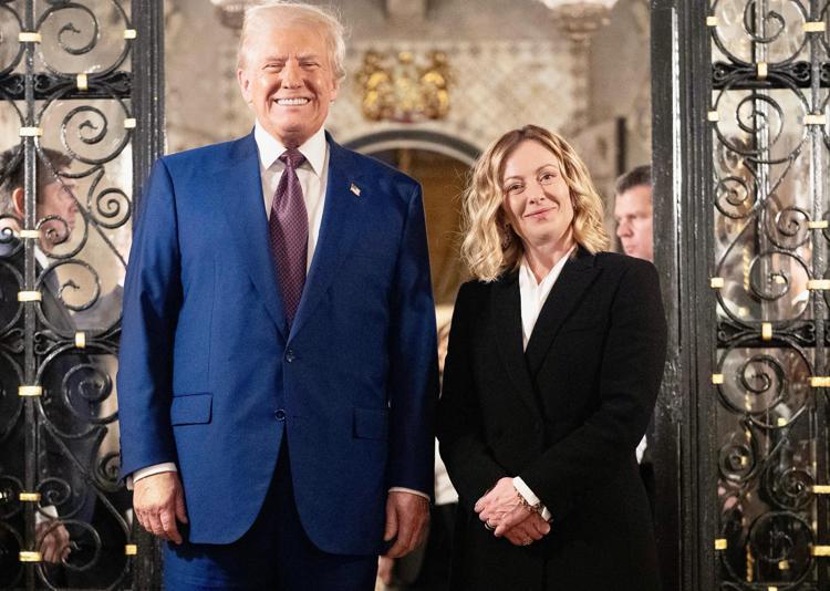 Donald Trump e Giorgia Meloni