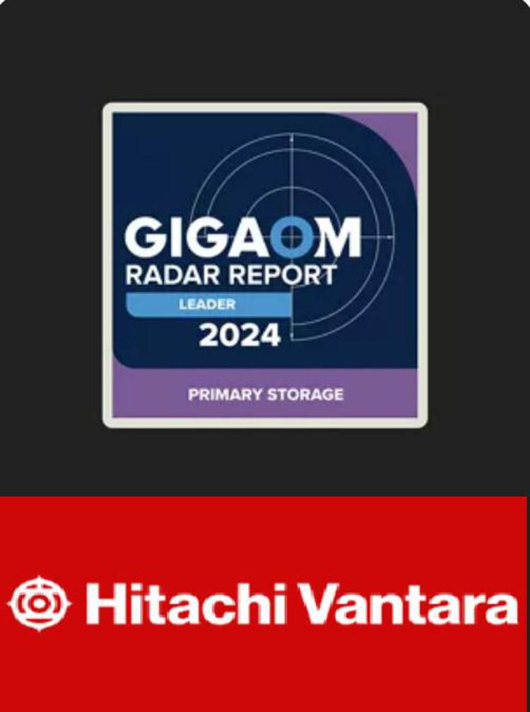 Hitachi Vantara: leader nello storage primario secondo GigaOm Radar