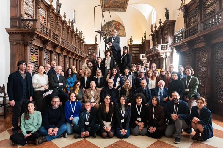 Partecipanti al Seminario di perfezionamento Scuola Librai Mauri a Venezia. 