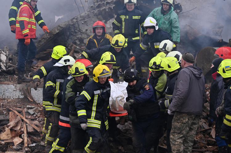 Attacco russo sull'Ucraina - (Afp)