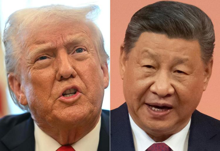 Donald Trump e Xi Jinping - Afp