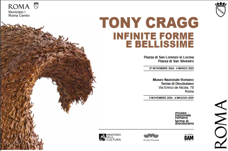 Roma, prorogata fino al 4 marzo mostra 'en plein air' di Tony Cragg nelle piazze