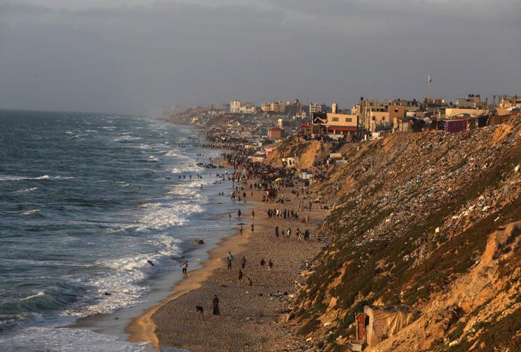 Una parte della costa della Striscia di Gaza - Fotogramma