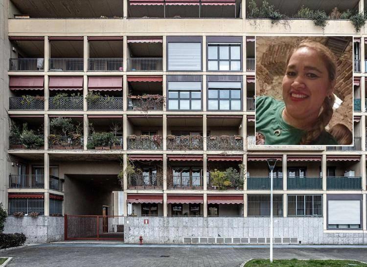 Il palazzo dove viveva la coppia e la vittima Jhoanna Nataly Quintanilla da un appello, lanciato su Fb da Avadanei Elena