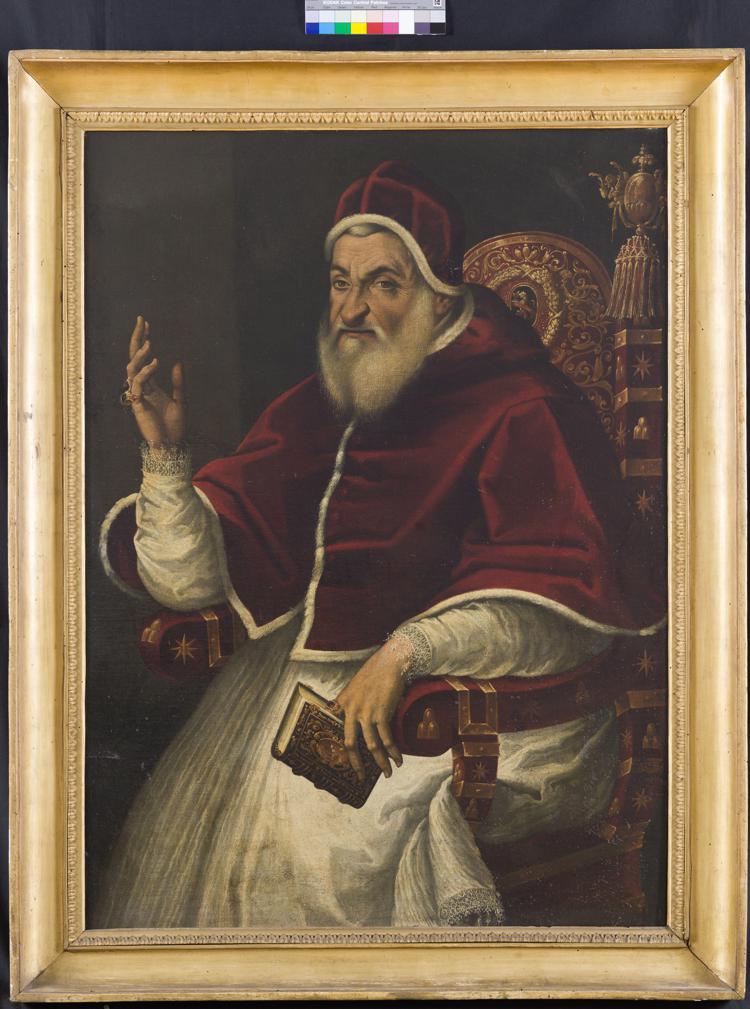 Ritratto Anonimo di Papa Sisto V. Accademia Nazionale di San Luca