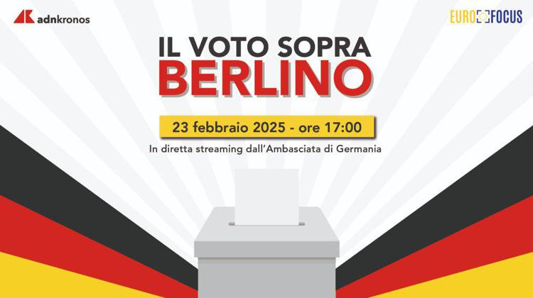 Germania, speciale Adnkronos sulle elezioni in diretta streaming domenica dalle 17