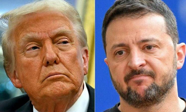 Trump e Zelensky (Afp)