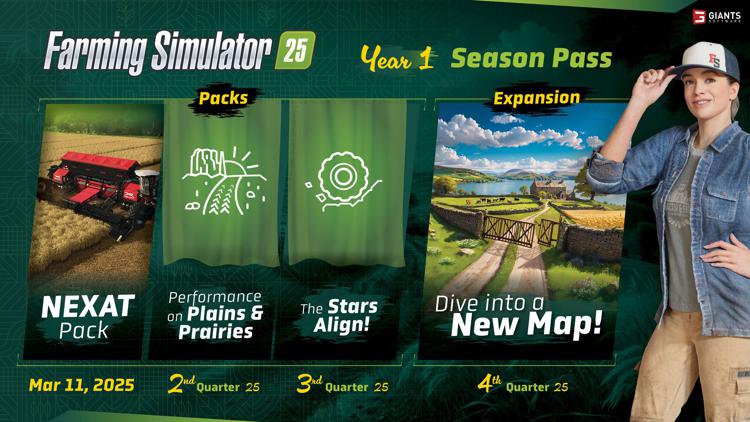 Farming Simulator 25: aggiornamento dei contenuti con macchinari gratuiti - Il trailer