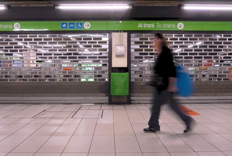 Stazione della metro chiusa - (Fotogramma/Ipa)