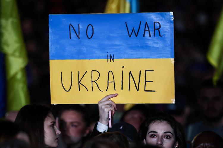 Manifestazione per l'Ucraina - Afp