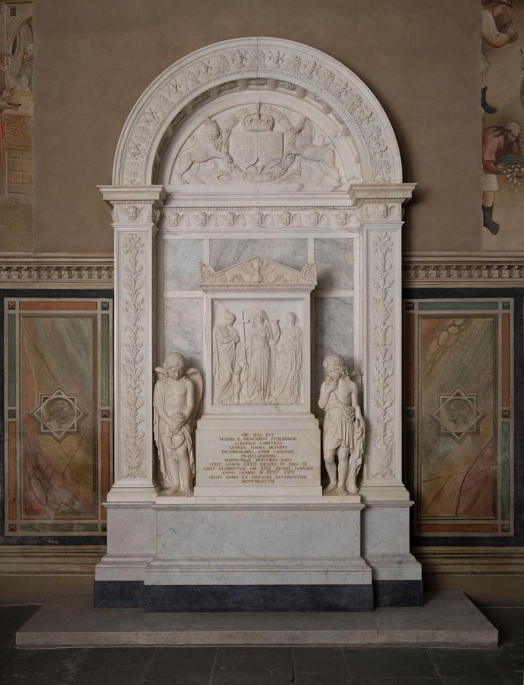 Restaurato il monumento funebre della contessa d'Albany