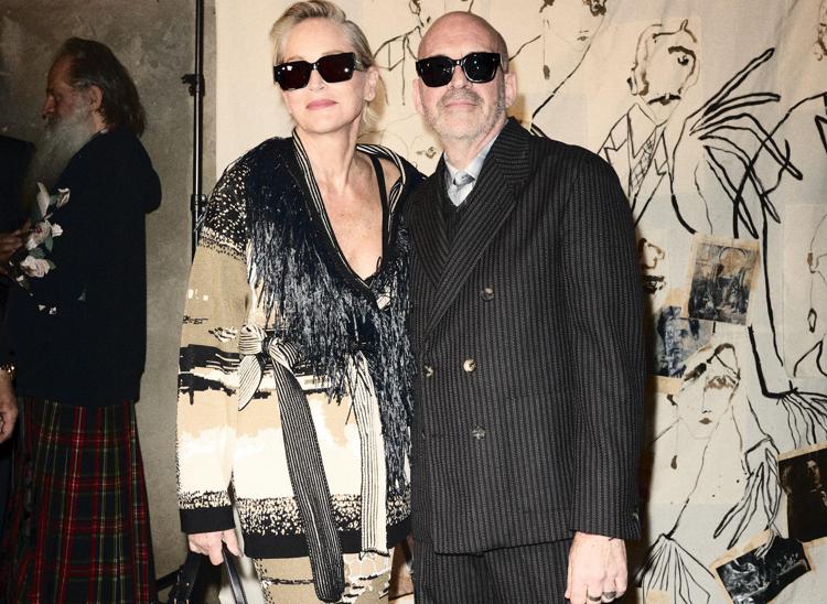 Sharon Stone con Antonio Marras