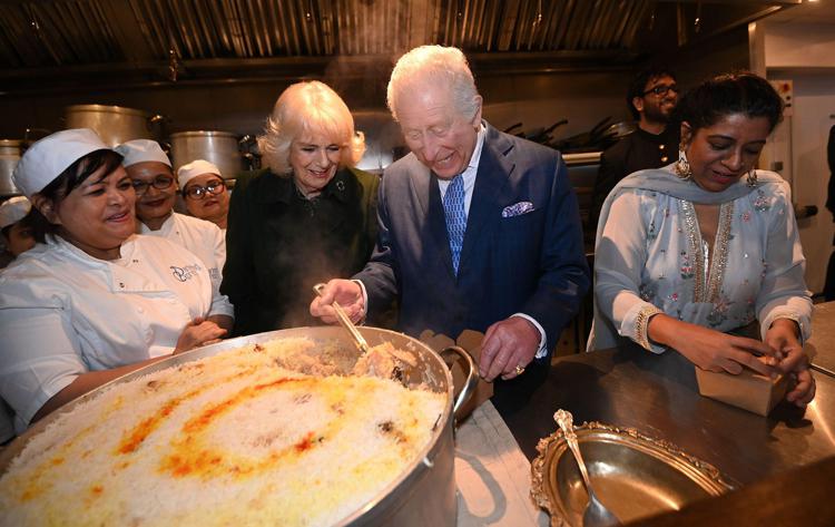 Carlo e Camilla al Darjeeling Express di Londra - Ipa