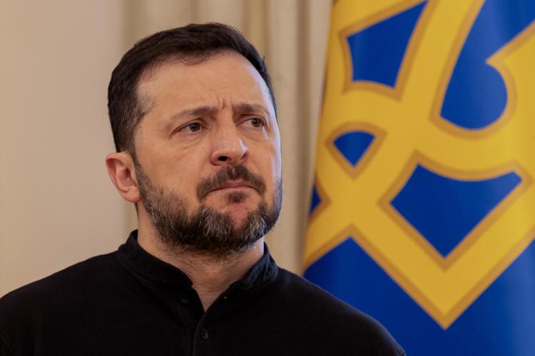 Il presidente Volodymyr Zelensky