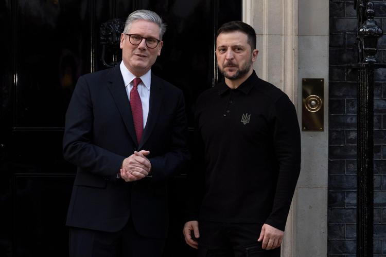 Starmer e Zelensky ieri a Downing Street - Fotogramma Ipa - Fotogramma Ipa