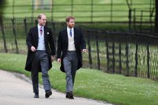 I principi William e Harry nel 2017 - Afp