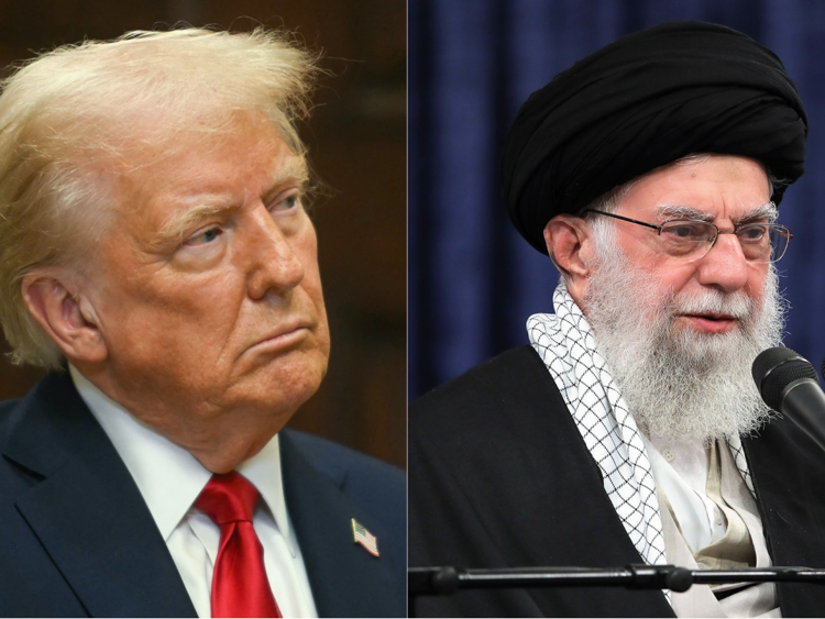 Donald Trump (Afp) e Ali Khamenei (Fotogramma/Ipa)