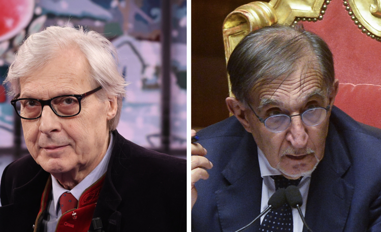 Vittorio Sgarbi e Ignazio La Russa - Ipa
