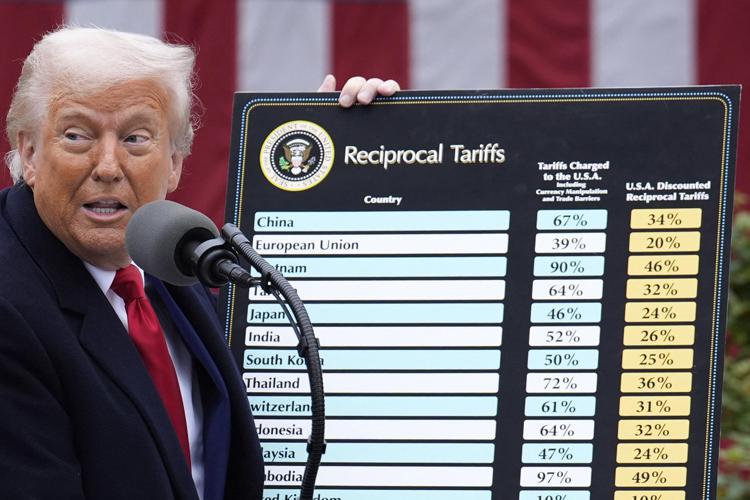 La tabella di Trump sui dazi