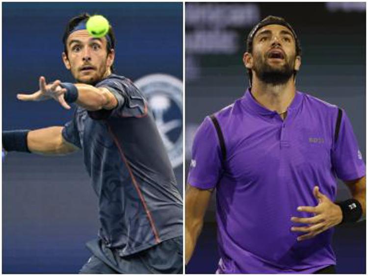 Lorenzo Musetti e Matteo Berrettini - Ipa/Fotogramma