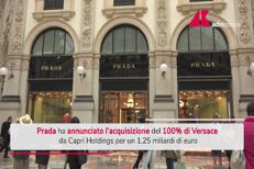 Prada annuncia acquisizione di Versace da Capri Holdings