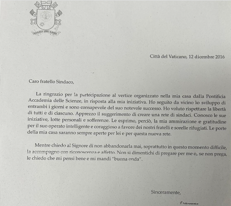 La lettera di Papa Francesco a Mimmo Lucano