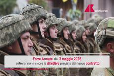 Forze armate, cosa cambia con il nuovo contratto