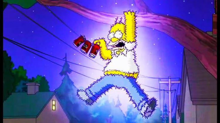 Simpson, blackout in Springfield