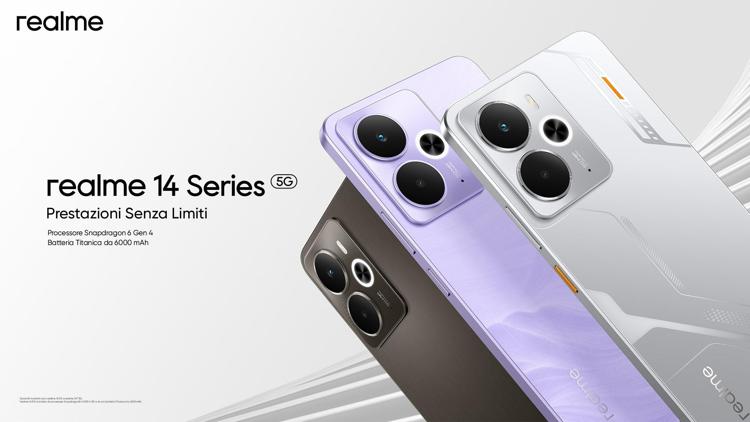 realme lancia i nuovi realme 14 5G e 14T 5G