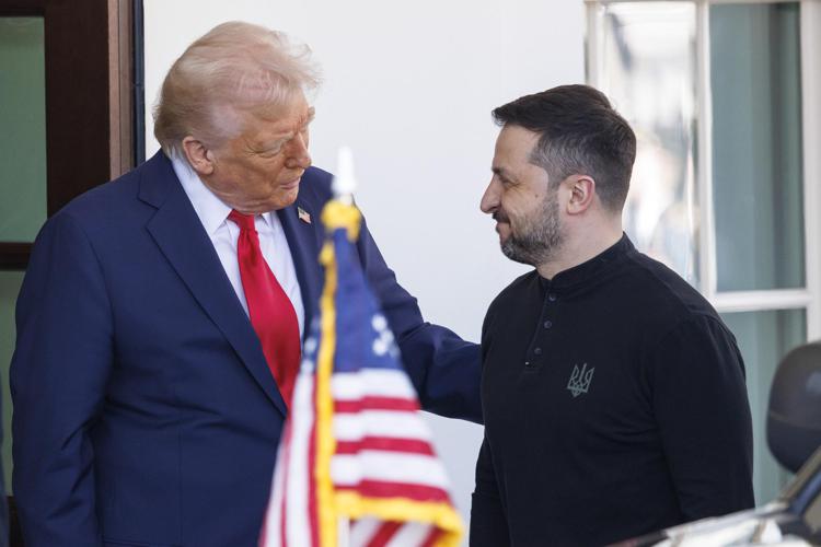 Donald Trump e  Volodymyr Zelensky  - Fotogramma