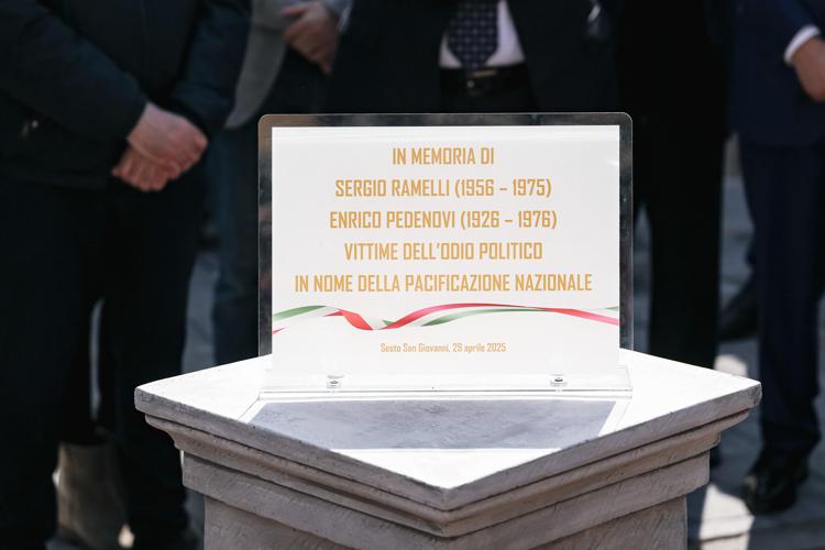Targa per Sergio Ramelli ed Enrico Pedenovi (Ipa) 