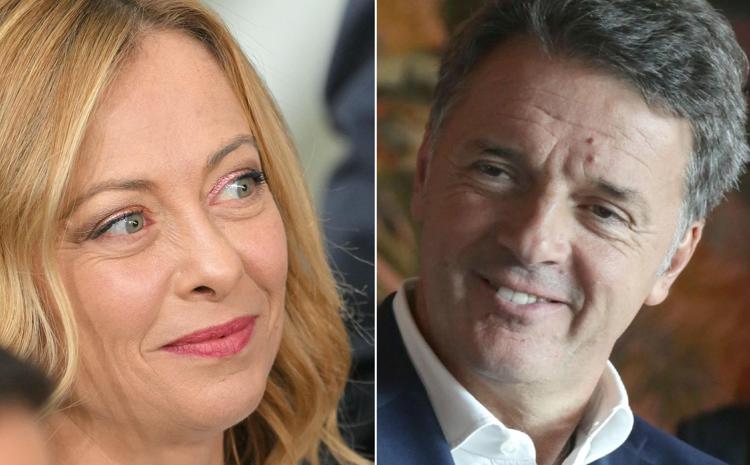 Giorgia Meloni e Matteo Renzi