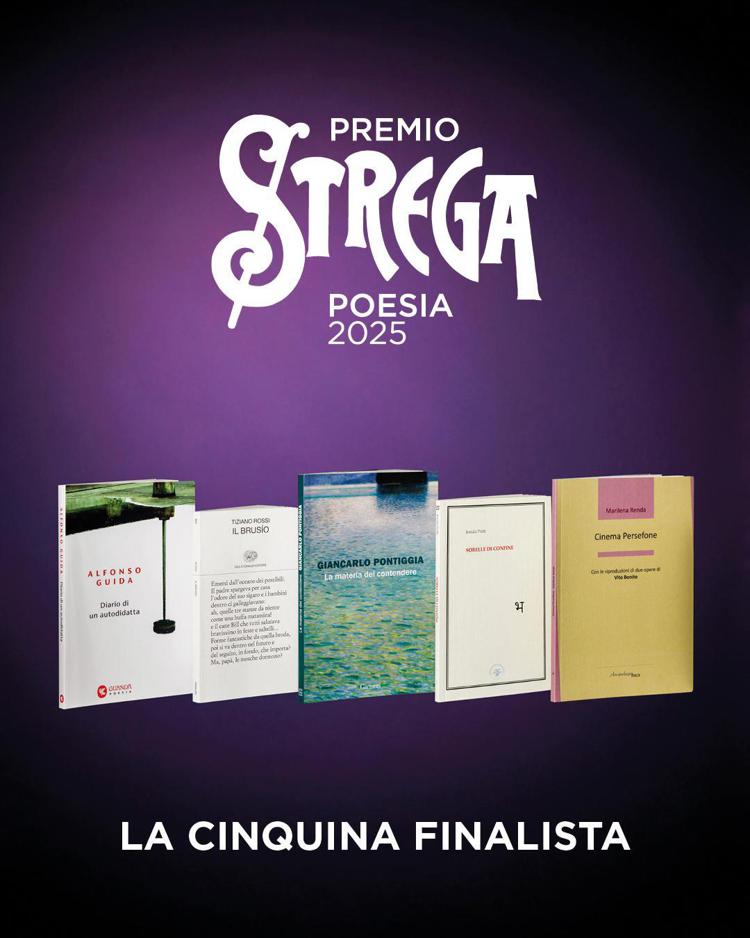 Premio Strega Poesia, annunciata la cinquina finalista