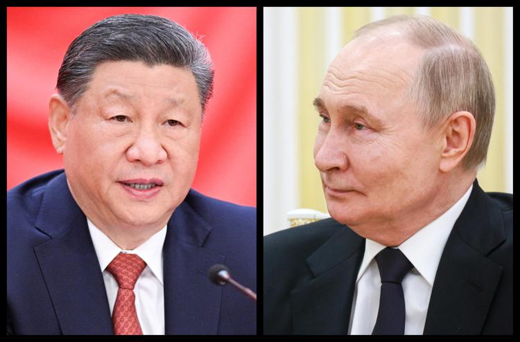 Xi Jinping  e Vladimir Putin (Fotogramma/Ipa)