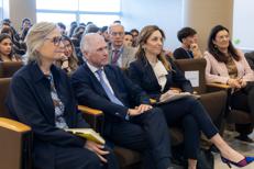 da sinistra: Prof.ssa Laura De Gara, Carlo Tosti presidente UCBM, Sen. Castellone vice pres. Senato - Università Campus Bio-Medico