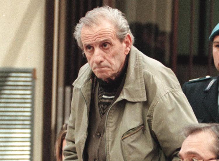 Mario Vanni in tribunale durante un'udienza del processo sul Mostro di Firenze - Fotogramma /Ipa
