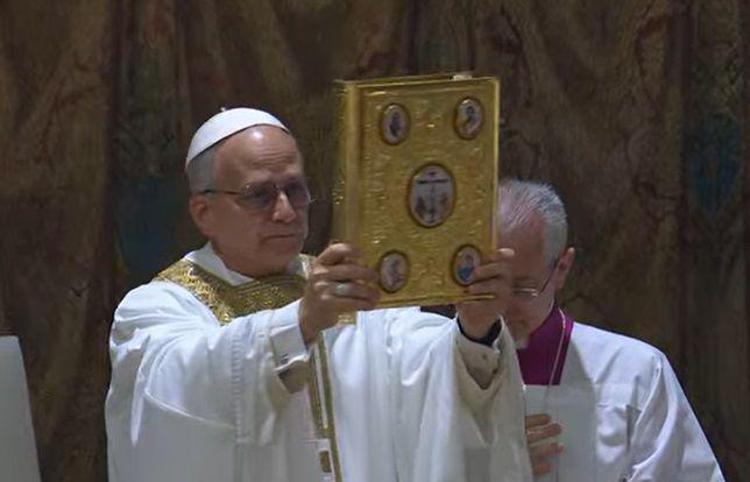 La prima messa di Papa Leone XIV