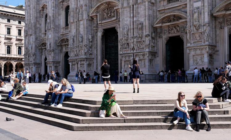 Milano piazza Duomo - Fotogramma/Ipa