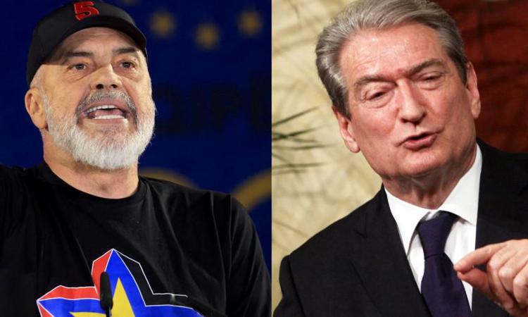 Edi Rama e Sali Berisha - Afp/Fotogramma